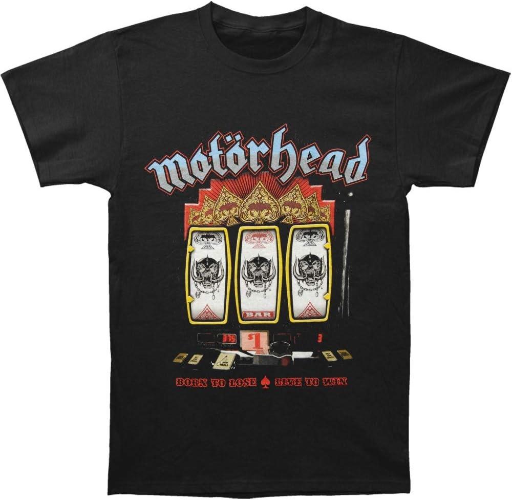 Мужская футболка MOTORHEAD Slots Черная S чёрный