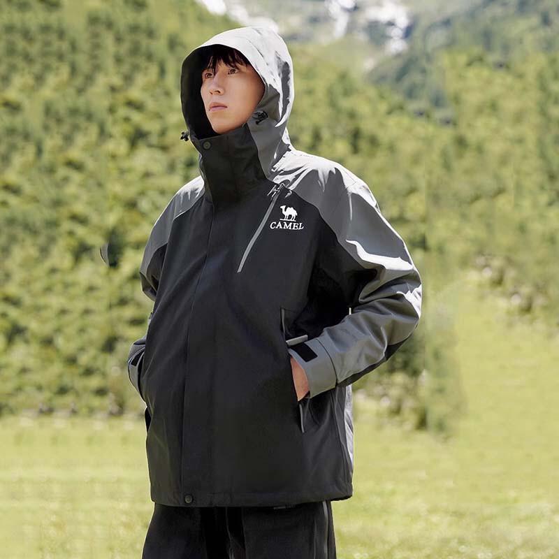CAMEL Unisex 3-in-1 Fleece Lined Winter Outdoor Jacket