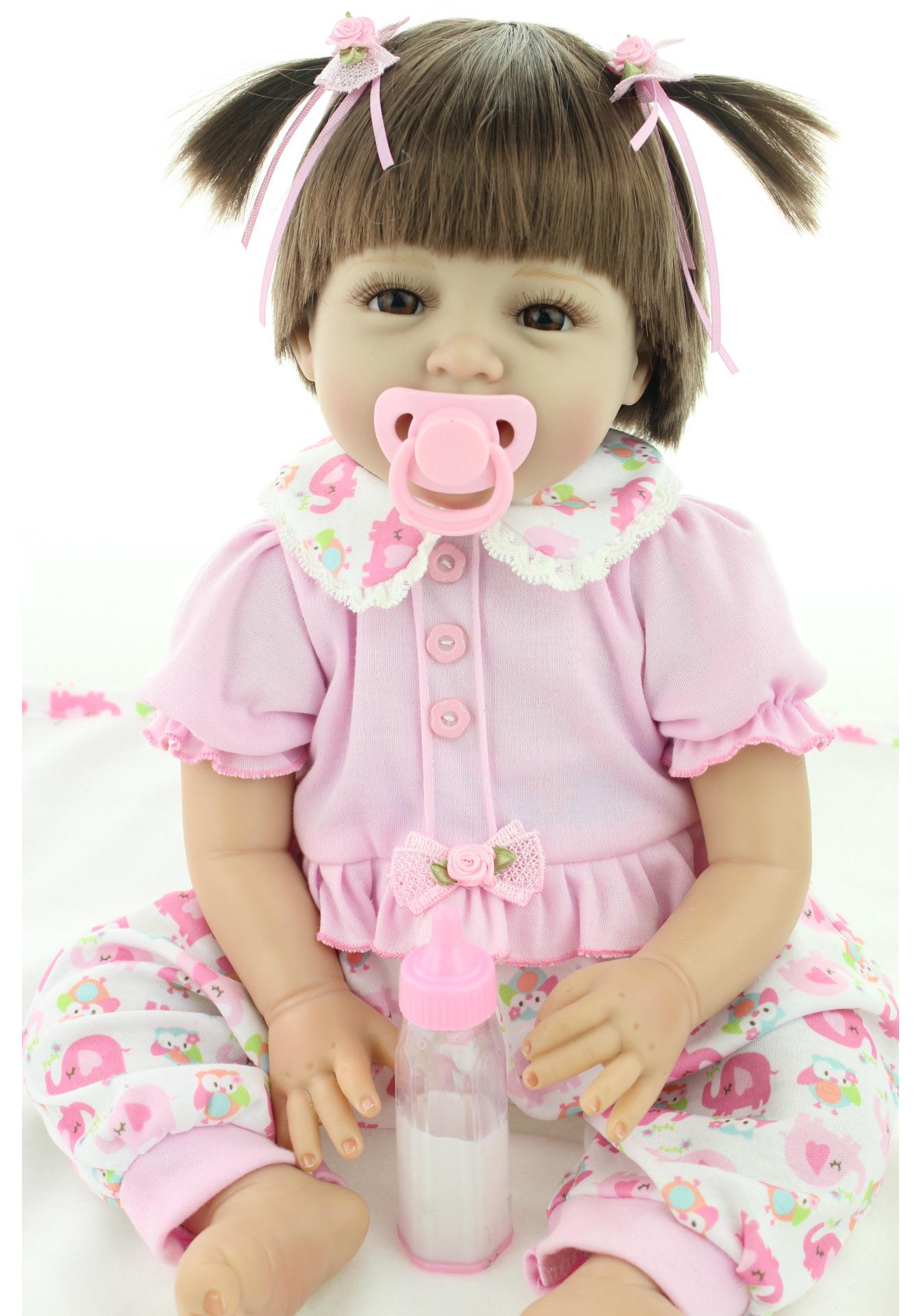 NPK Popular Realistic Baby Doll with Stable Stock 55 cm