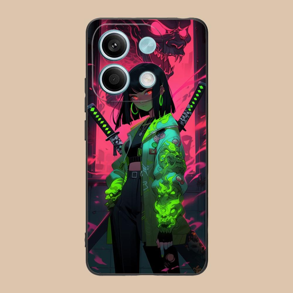 Anime Girl Mobile Phone Case for Xiaomi 15 14 13 12 Mi 11 T Ultra Lite Pro S X 5G Colorful Printing Cover Luxury Pretty