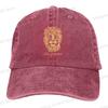 Lion of Judah Cowboy Hat   Washed Mens Baseball Cap for Men Women Caps
