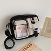 Japanse Style Kawaii Bag Girls Student Small Nylon Bag Mutipockets Transparent Crossbody Bags Women New Shoulder Bag Bolsa Mujer