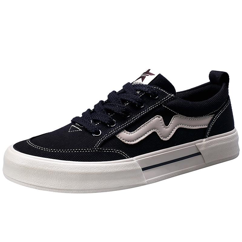 Spring New Mens Shoes Trendy Versatile Niche Trendy Design Sense Mens Canvas Shoes Retro Low Top Shoes
