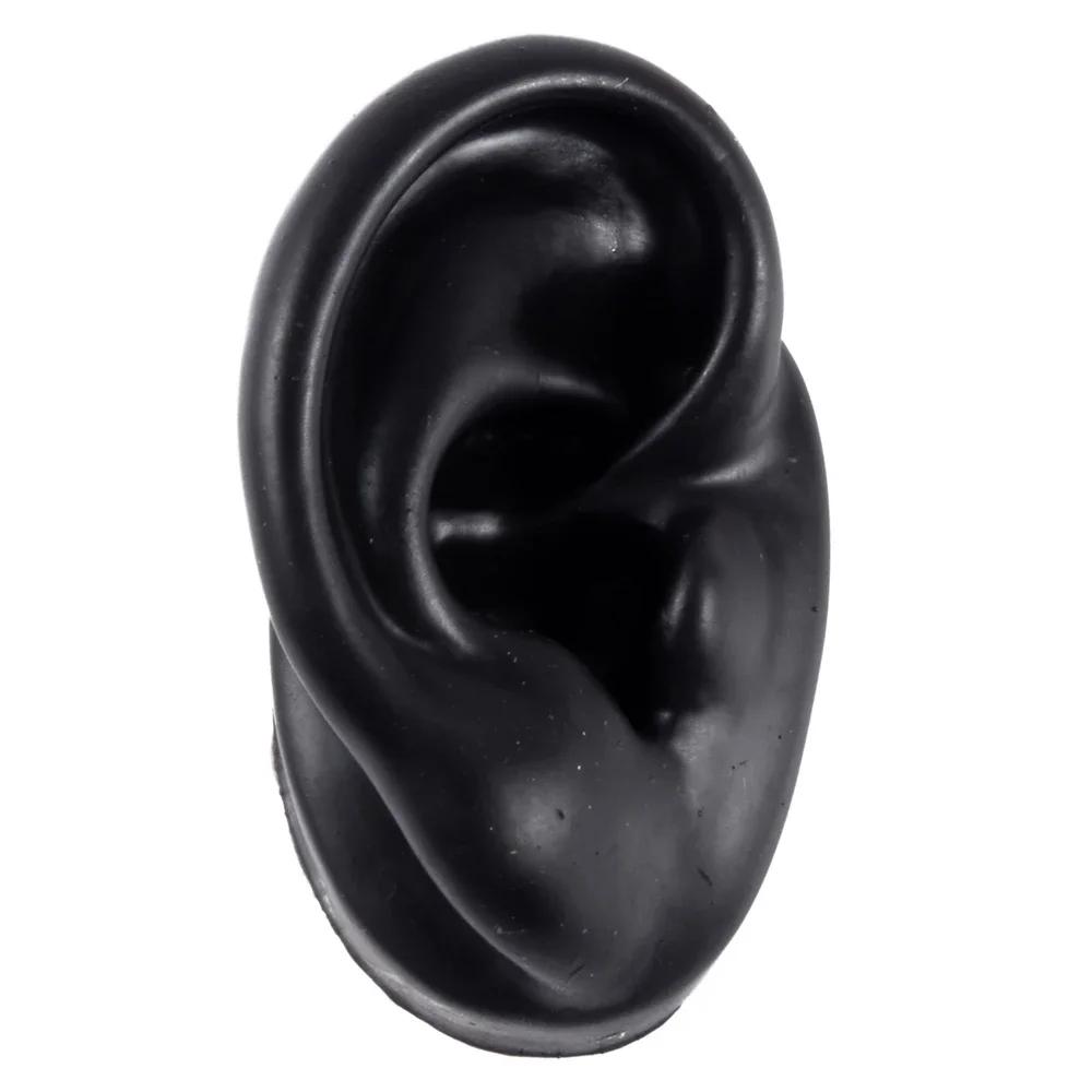 Acrylic Earring Display Stand with Soft Silicone Ear Model Jewelry Display and Storage