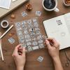Transparent Inspirational English Sticker Sheet for Journal Decoration Motivational Quotes Scrapbooking Material