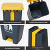 Commercial Foot Pedal Trash Can with Lid
