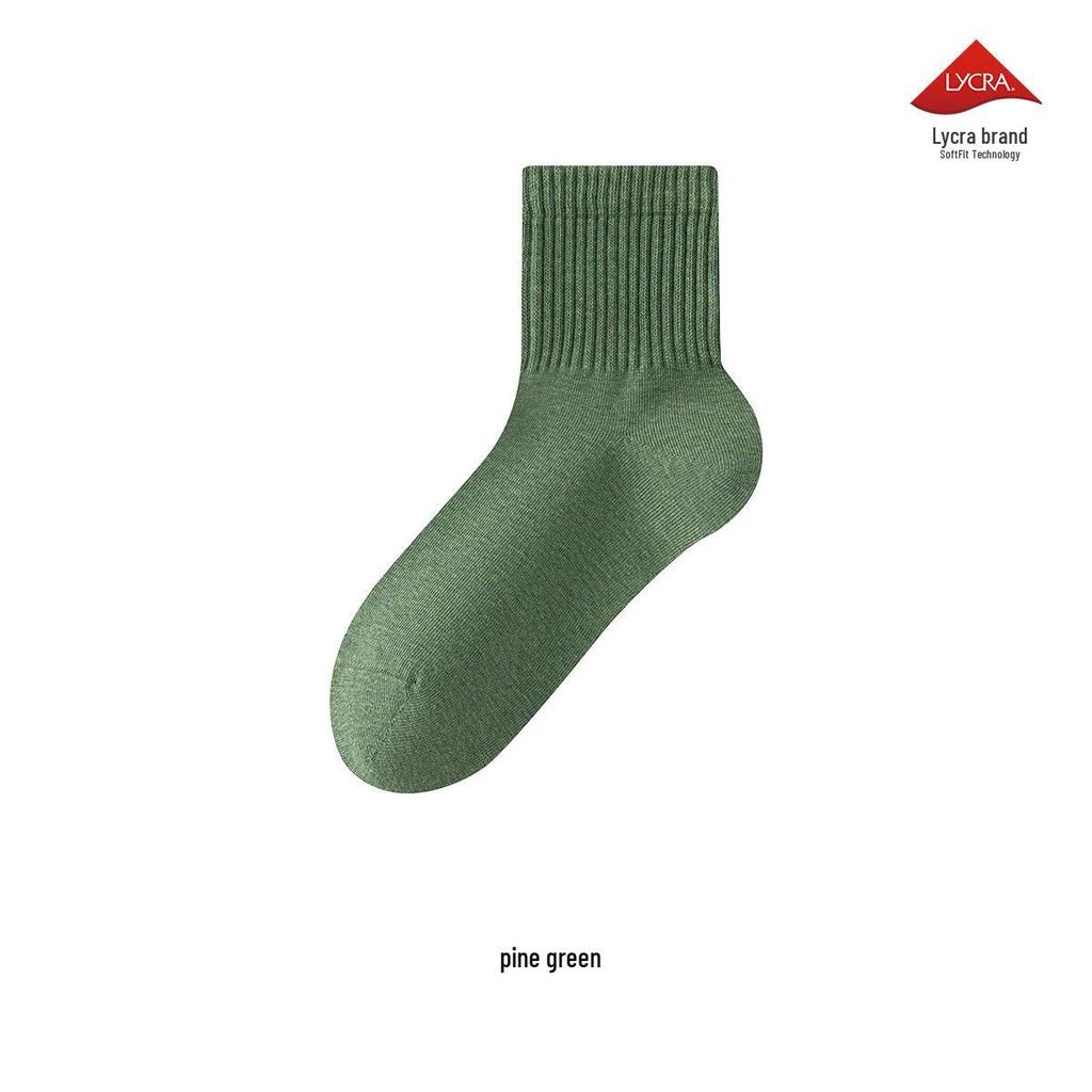 2025 Men's Aloe Vera Antibacterial Mid-Calf Cotton Socks