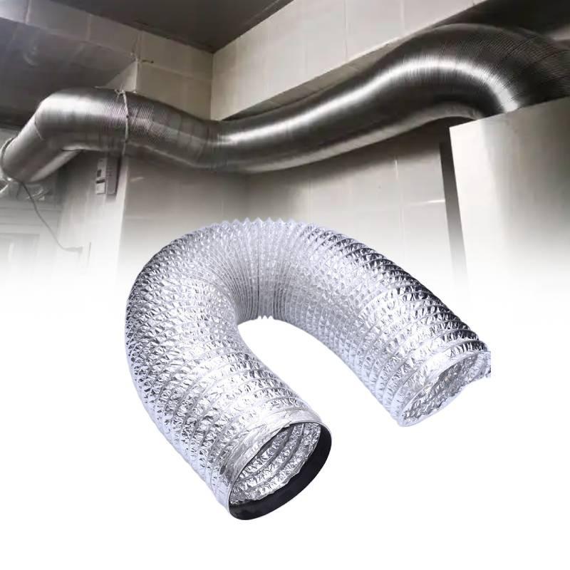 Range Telescopic Hood Exhaust Pipe Stainless Steel Kitchen Ventilation Duct