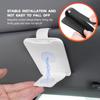 Car Sunglasses Holder Sun Visor Leather Hanger Ticket Card Clip For Citroen C4 C3 C5 C1 C2 C6 VTS C4L DS3 DS4 DS5 Grand Berlingo