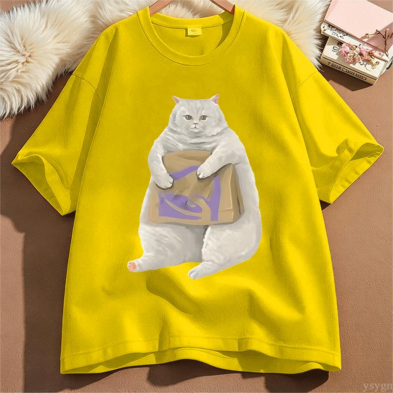 Ill Always Have Money For You Funny Cat TShirts For Unisex Unisex Cotton Short Sleeve Printed Tshirts Streetwear Round Neck Tops