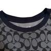 COACH T-Shirts Men's Black Crew Neck Moderate Straight Fit 89749-OY2