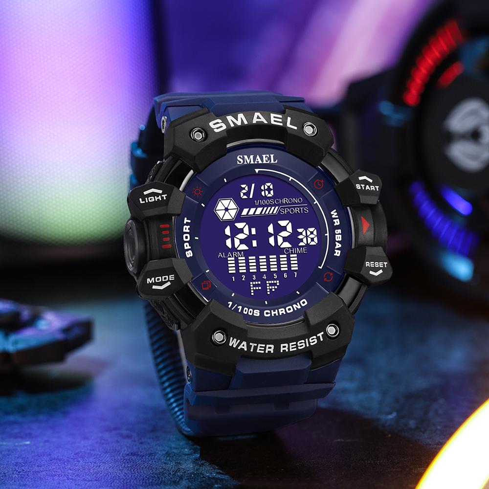 Men Watches Luxury Man Military Watch 8050 Waterproof Big Dial Fashion LED Backlight Sport Digital Watch For Men