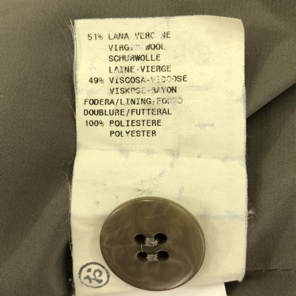 Armani Collezioni Made In Italy Wool Blend Tailored Jacket 40 Gray Women Used