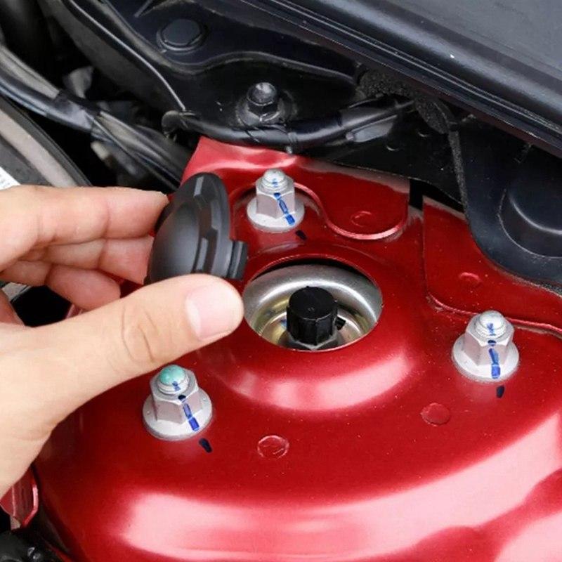 4 Stück Auto Stoßdämpfer Verkleidung Schutzabdeckung Wasserdicht Staubdicht Kappe Für Mazda 3 CX-5 CX-4 CX-8 Zubehör