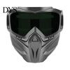 Maschera Integrale Rimovibile con Occhiali Staccabili, Antiappannamento Protezione UV Antivento Scudo Antivento, Occhiali per Saldatura, Guida in Moto, Ciclismo