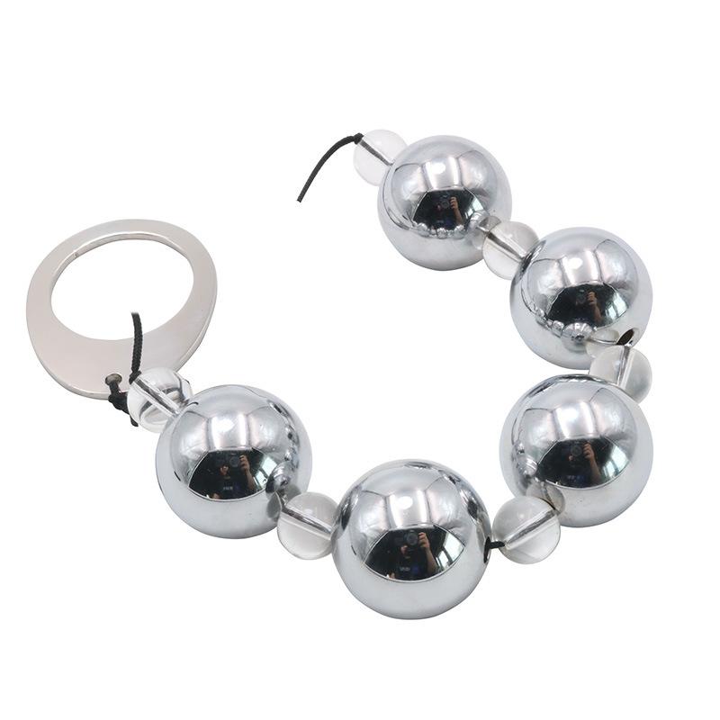 Stainless Steel Anal Beads Male and Female Chrysanthemum Masturbation Tool Alternative Pleasure Passion Anal Climax Adult Supplies