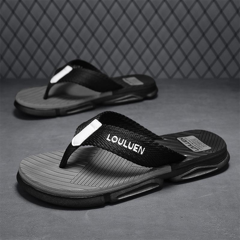 Men's Summer Flip Flops for Outdoor Wear Anti Slip Beach Trend Casual Sandals Slippers