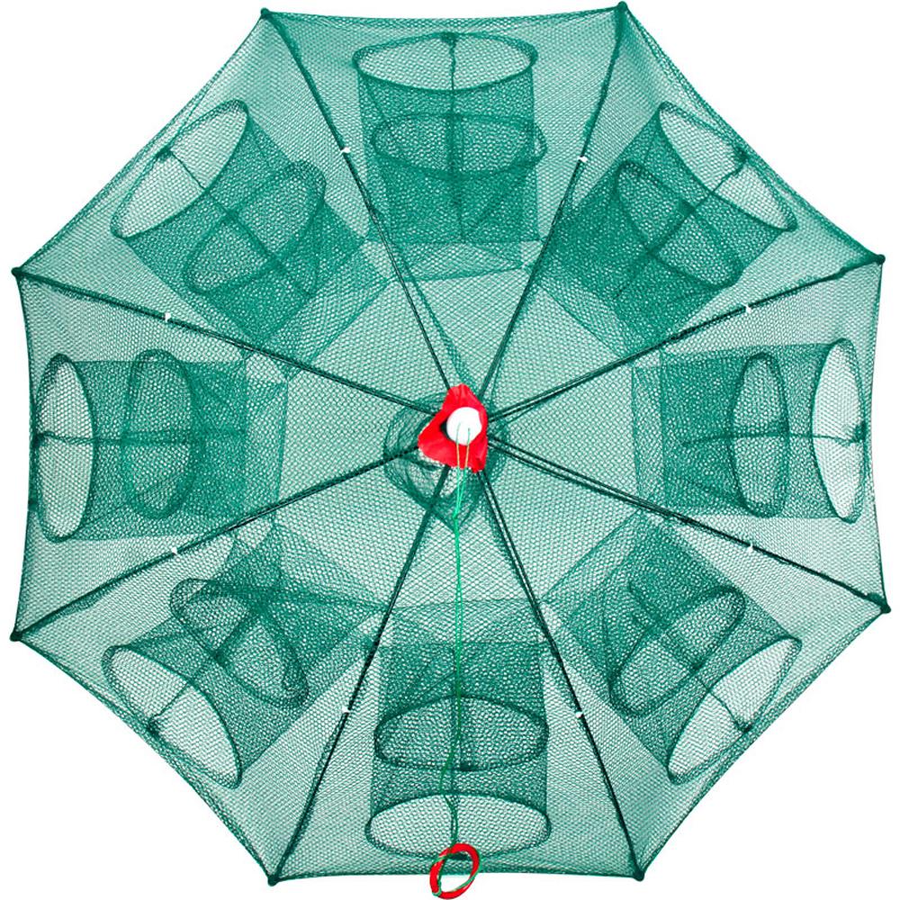 4-28 Holes Automatic Fishing Net Nylon Foldable Catch Fish Trap Nets For Fish Shrimp Minnows Crab Cast Mesh Fishing Network Tool