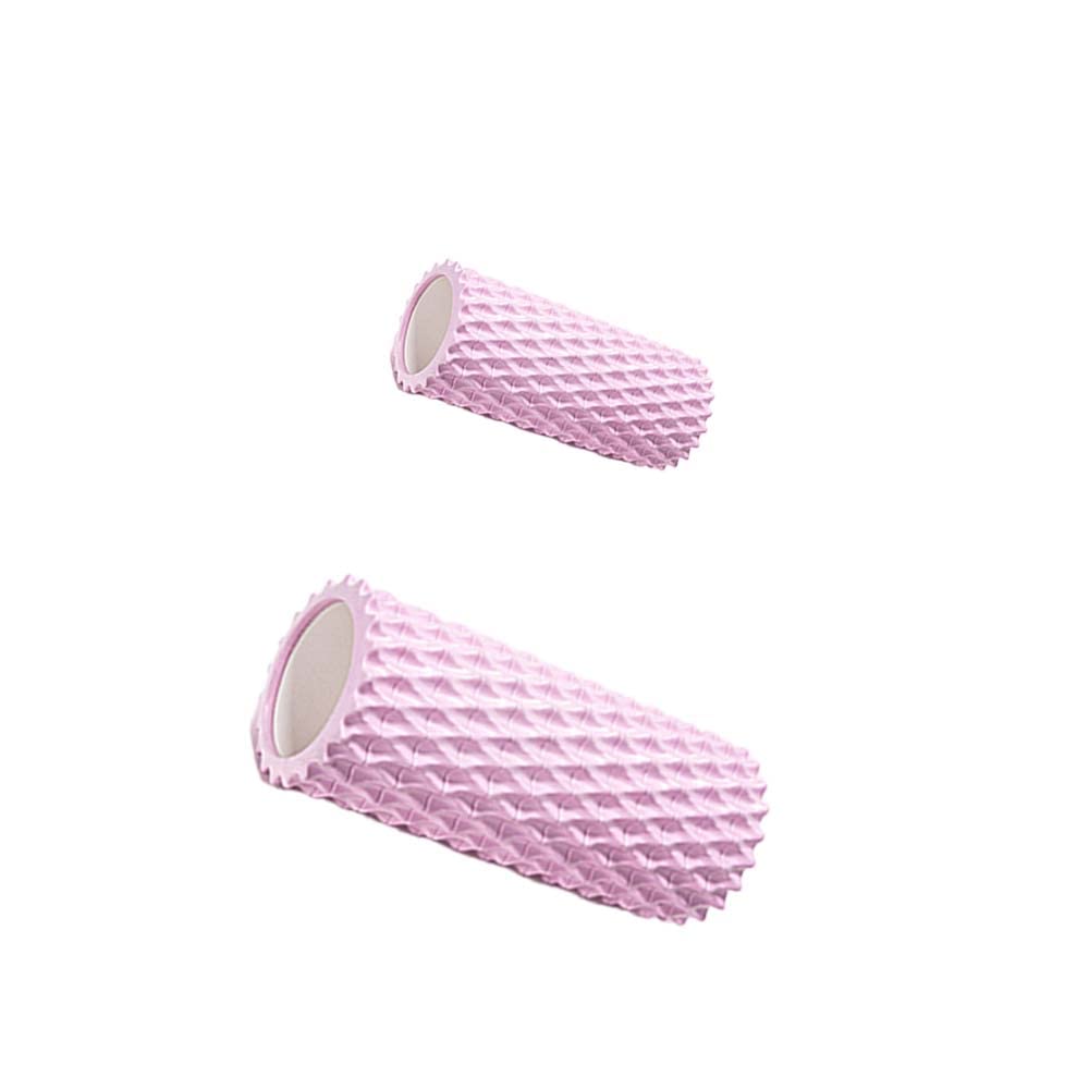 

Пенный ролик миофасциальный релиз сетка пенный ролик йога шест фитнес ФИТНЕС Йока набор из 2 предметов большой/маленький (розовый)