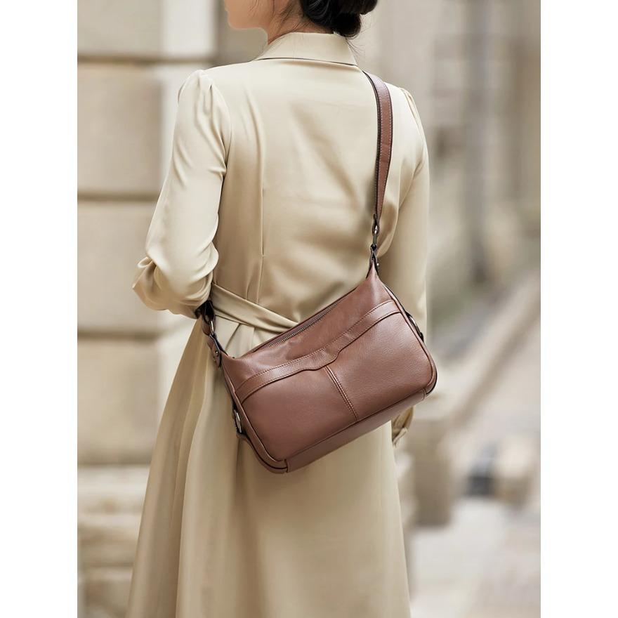 

Настоящая кожаная сумка через плечо для женщин Новые сумки-мессенджеры Женские сумки через плечо из коровьей кожи