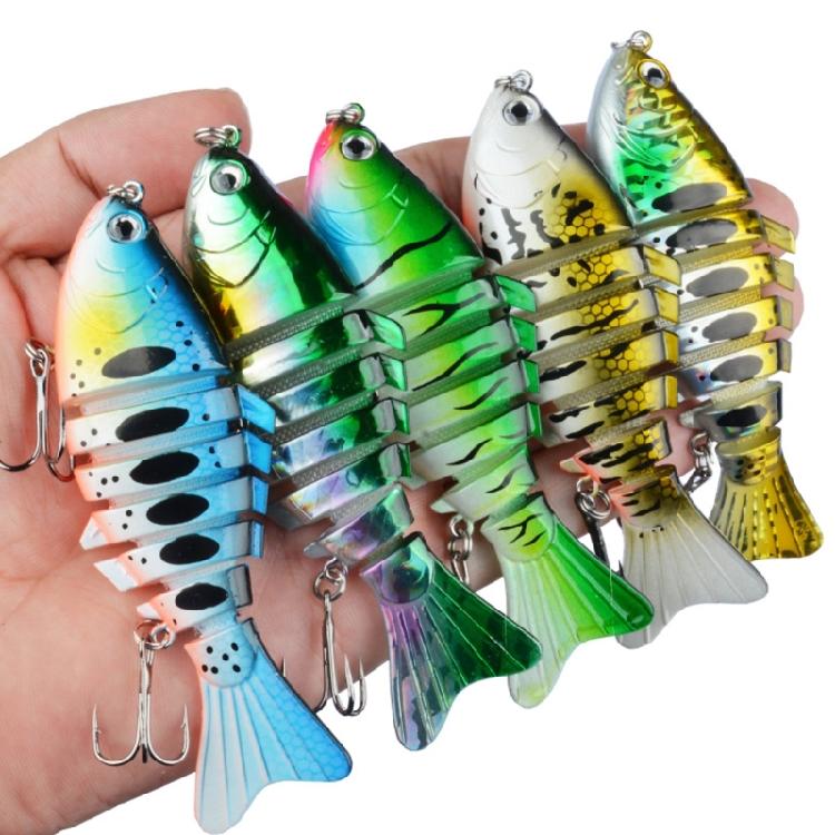 Fishing Fish Lures Treble Hook Saltwater and Freshwater Swimming Lures Fishhooks Slow Sinking Multiple Jointed Swimbaits