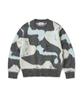 CUZNELLO Drawing Crewneck Knit_Charcoal