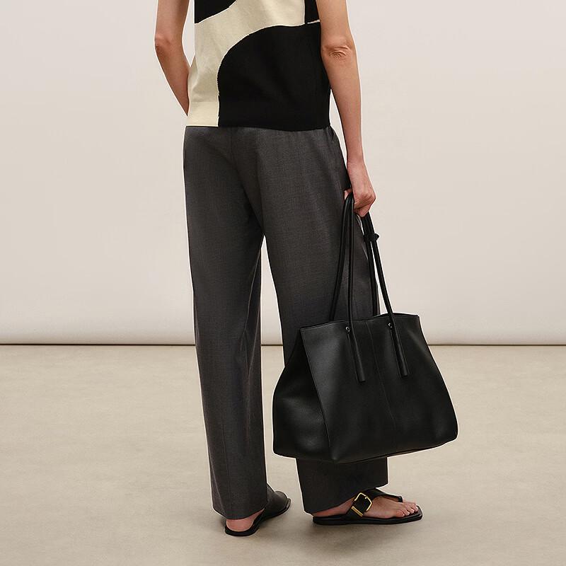 LESS 2026 Summer Fashion Casual Loose Banana Trousers