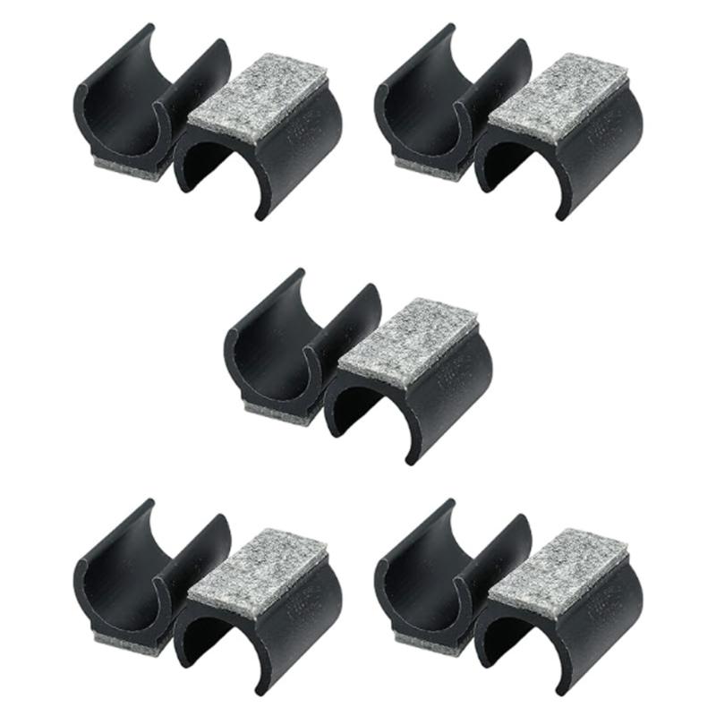 

10 штук Практичні ковзаки для крісел-консолей з міцною пластиковою повстяною накладкою для стабільного та тихого пересування по підлозі 25mm
