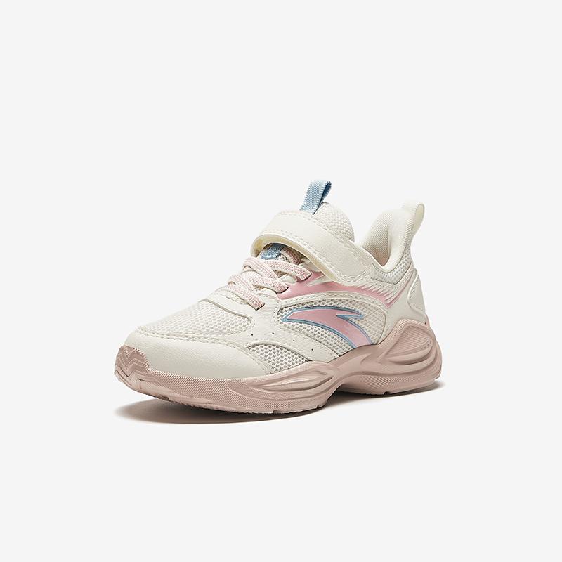 Anta Kids Synthetic Leather Fabric Running Series Trendy Comfortable Versatile Lightweight Shock Absorption Low Top Kids Running Shoes A22439925