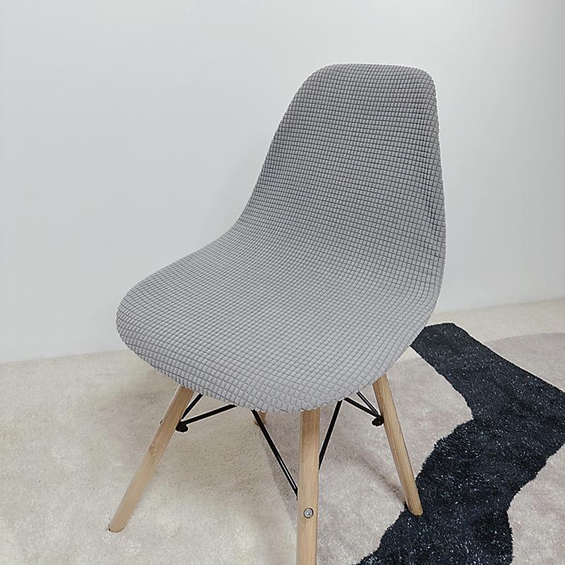 

Эластичный чехол на сиденье стула Eames Высококачественный чехол для ресторанного стула Эластичный съемный чехол для стула Eames Universal светло-серый