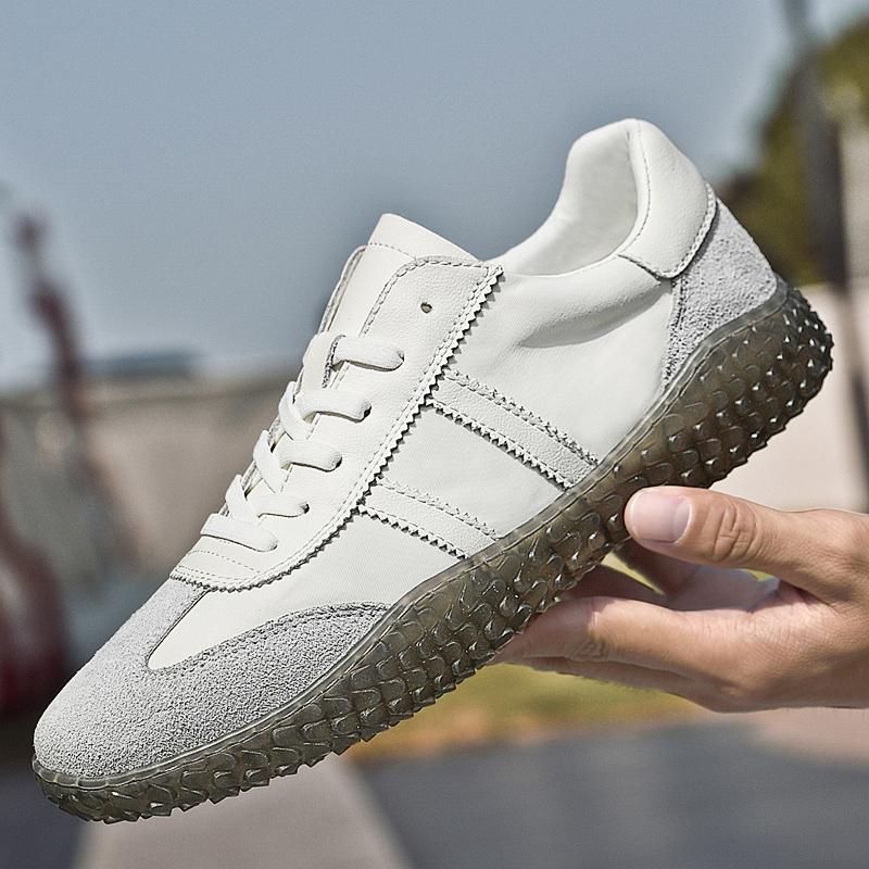 Fashion New Arrival Men's Tenis Masculino Genuine Leather Casual Shoes Non-Slip Sole Treking Footwear Comfortable Walking Shoes Sneakers