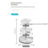 Kitchen Rotating Seasoning Storage Rack, Household Seasoning Circular Storage Rack, Modern Minimalist Style Kitchen Tool