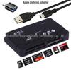 In Stock USB Multi-function Six-Port Mobile Phone & Camera High-Speed Card Reader with Password Protection