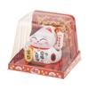 Q-FLA Solar Lucky Cat Good Luck Network Good Luck White Solar Figurine 794735