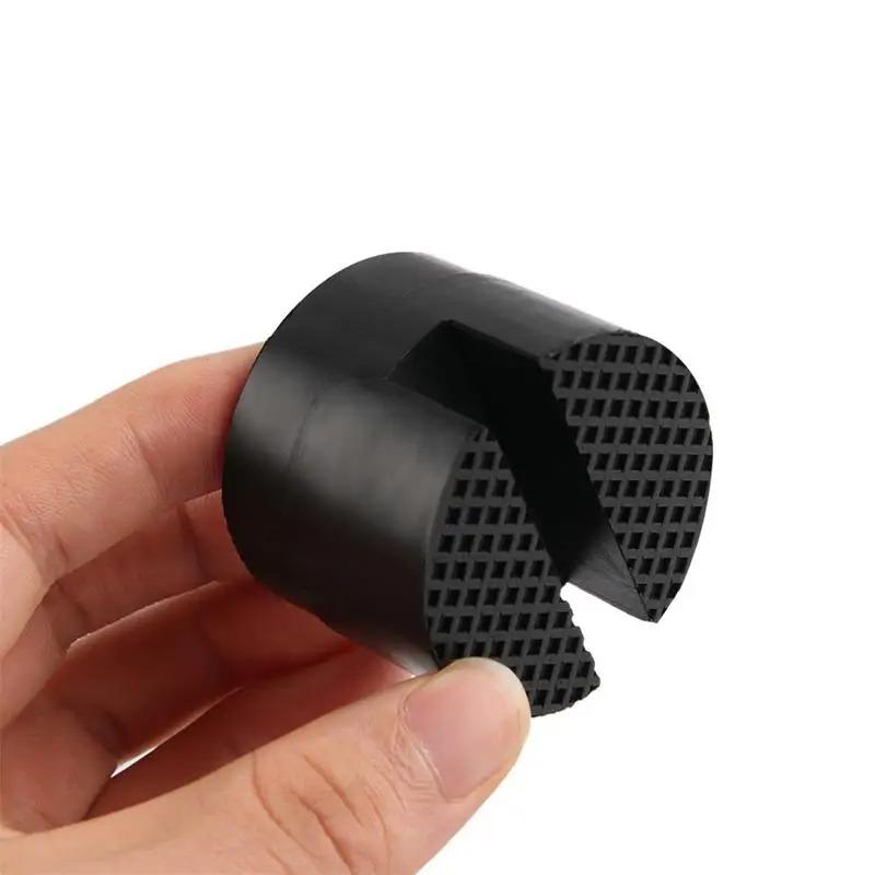 Durable Car Jack Rubber Pad Slotted Rail Hydraulic Slotted Jack Stand Pad Wear Resistant Floor Socket Car Lift Repair Tool