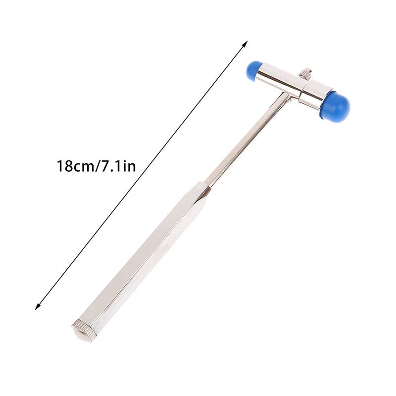 1 Stück Doppelkopf Neurologischer Massagehammer Multifunktionaler Perkussor Diagnostischer Reflex-Perkussionshammer Reflexhammer