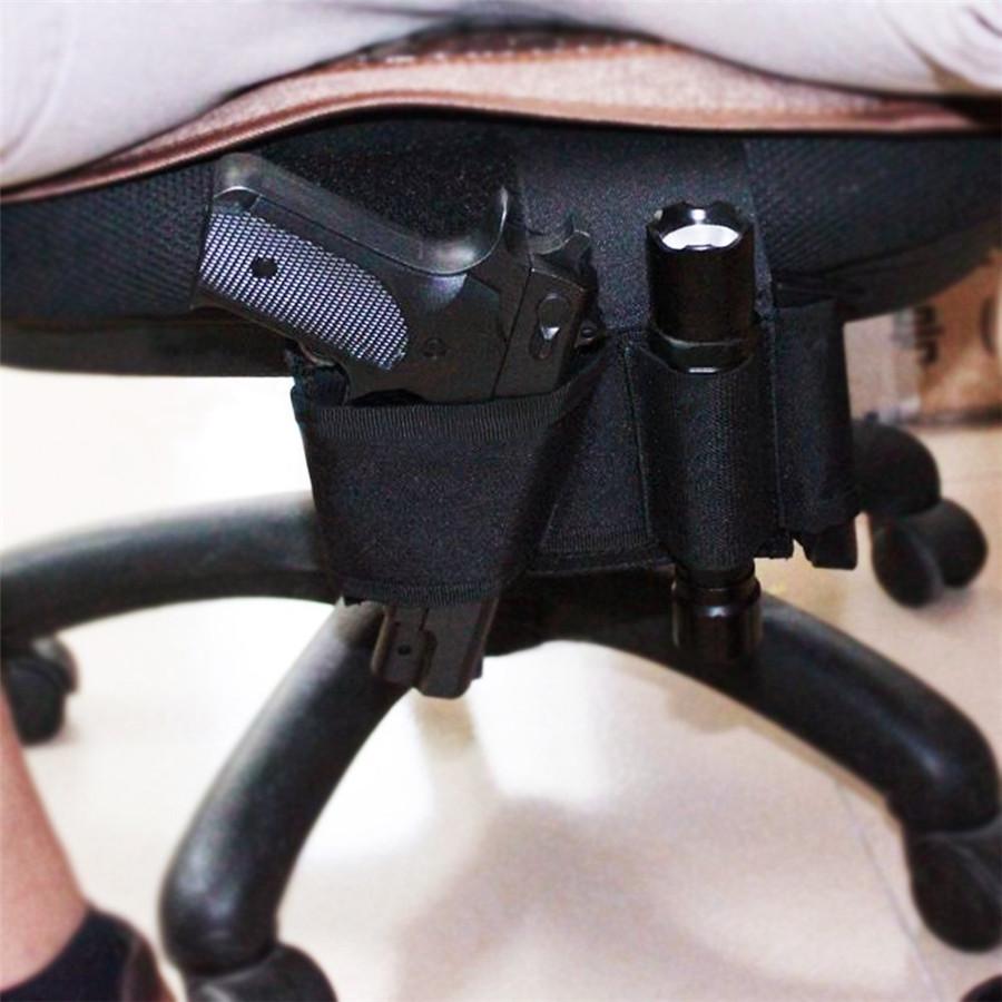 Ny bil under sete pistolholder Håndvåpenhylster Våpenkoffert Magasinlomme Ammunisjonspose