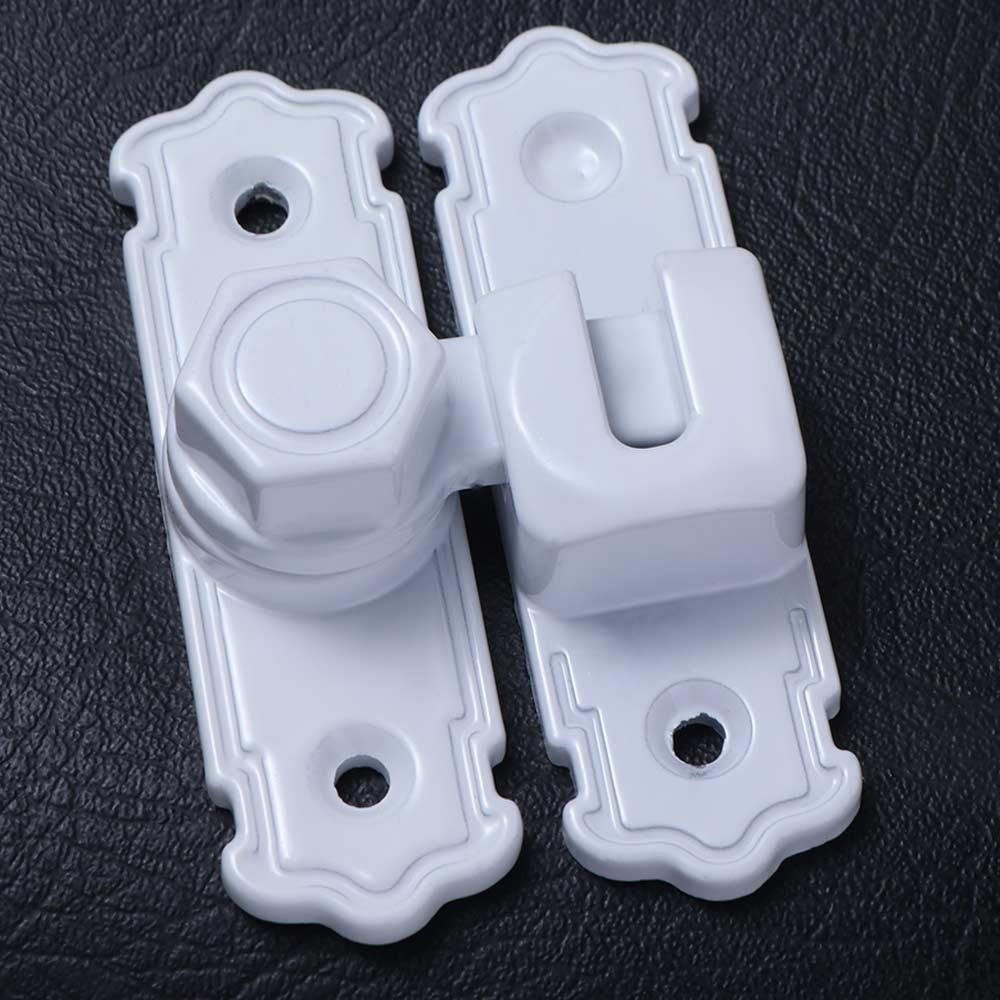 90 180 Degree Sliding Door Catch Safety Door Bolts Kids Safety Lock Door Buckle  Locking Hardware