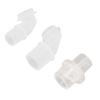 Elbow Straight Connector Set Replacement Accessory for Cardiopulmonary Resuscitation Facial Cover Device