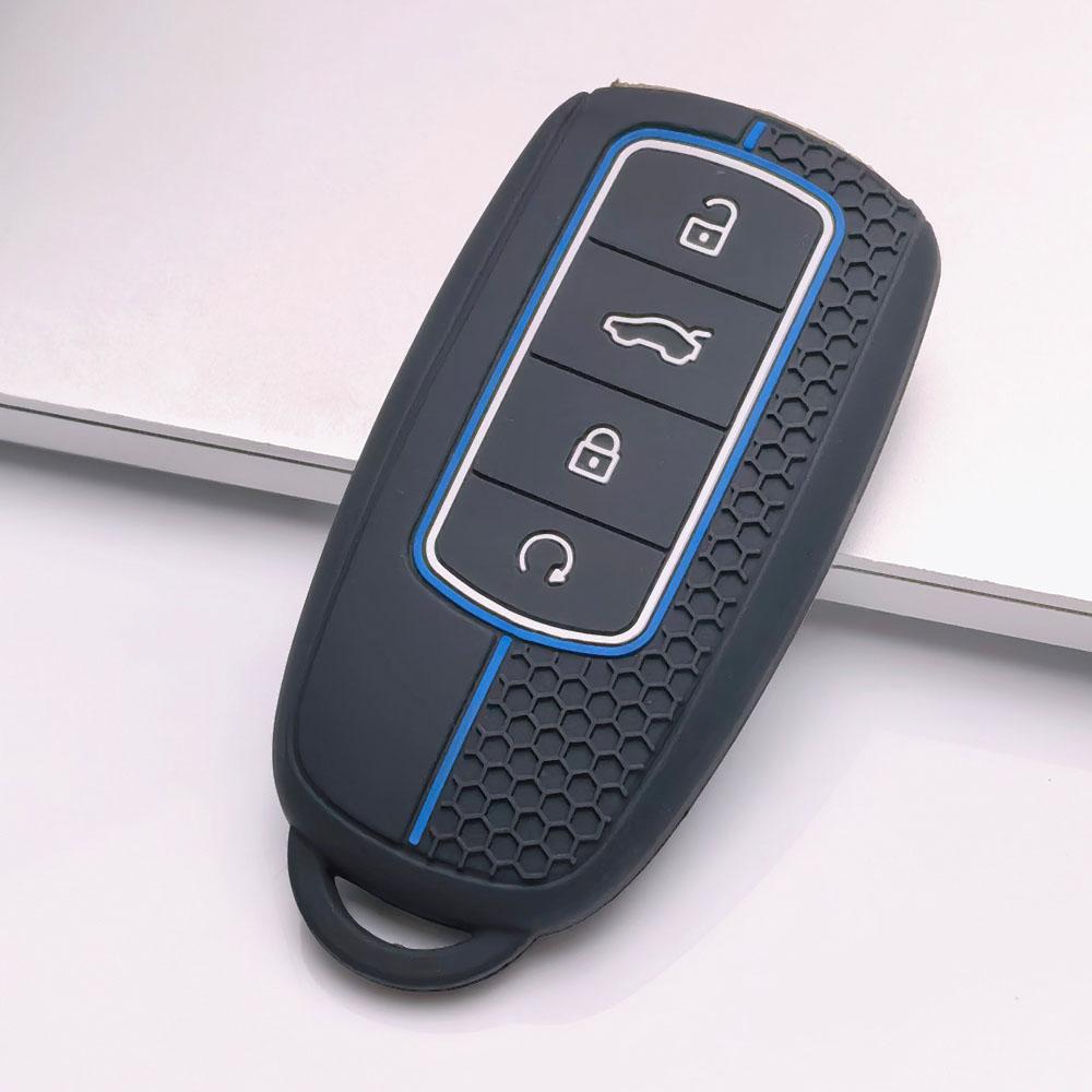 Silicone Key Fob Cover for Chery Tiggo 8 Pro Tiggo 7 Pro Omoda C5 Arrizo 8 for Exeed TXL TX LX VX Anti-Scratch Guard Shockproof Protection