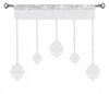 Modern Curtain Lambrequin Decor EKRAN Openwork Garland GLAMUR Z2 White 150 C