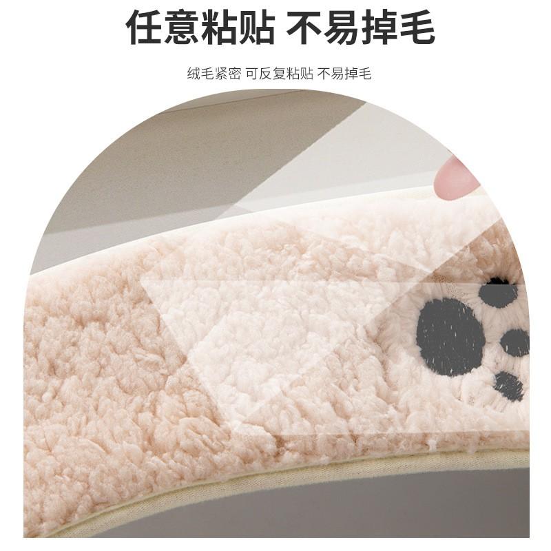 Soft Plush Toilet Seat Cover U-Shaped Winter Warm Thick Cushion Home Bathroom