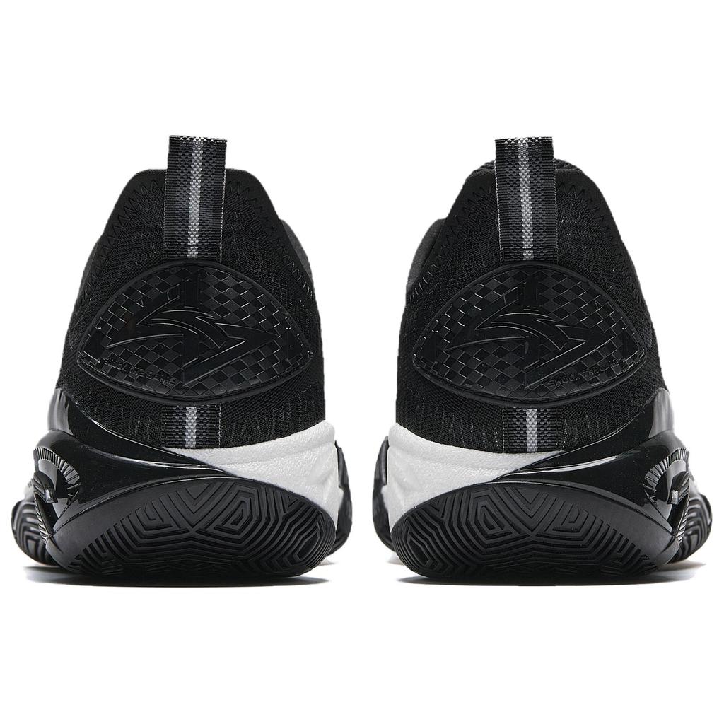 Anta Swagger 2 Cushioning Abrasion Resistant Rebound Low top Basketball Shoes Men's Black 912531106-1