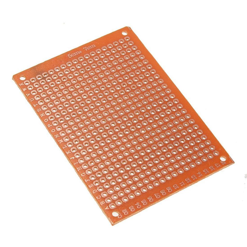 HiLetgo 20pcs Solder Finished Prototype PCB for DIY 5x7cm Circuit Board Breadboard
