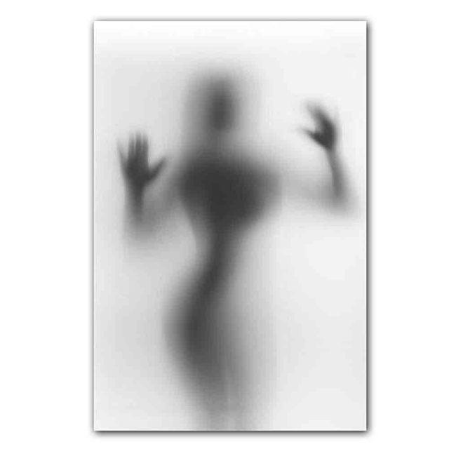 

Современная мода абстрактное искусство печать холст картина туманная фигура постер гостиная коридор украшение дома картина стена без рамки 21*30cm No Frame