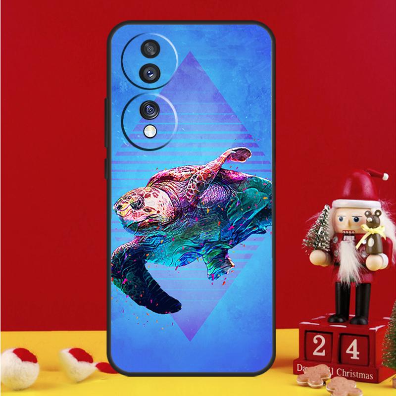 Sea Turtle Case For Honor 90 70 50 Magic 6 Lite Magic 5 Pro Honor X6a X7a X8a X9a X8 X9 X8b X9b Case