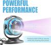XPOWER FM-68 Multi-Purpose Oscillating Msiting Outdoor Utility Air Circulator High Velocity Cold Axial Fan Link Water Pipe