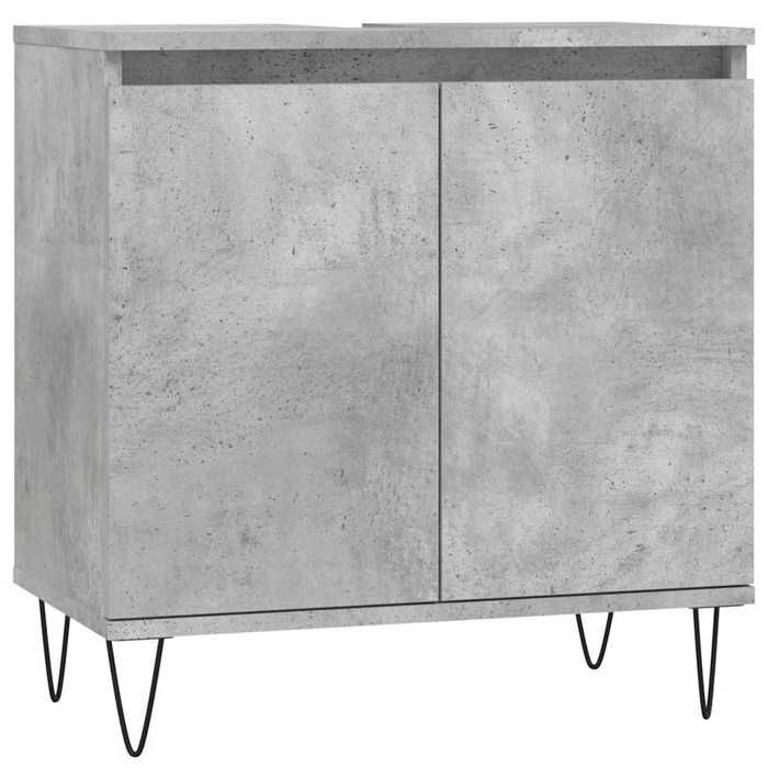 VidaXL Bathroom Cabinet Concrete Grey 58x33x60 Cm Engineered Wood 831584