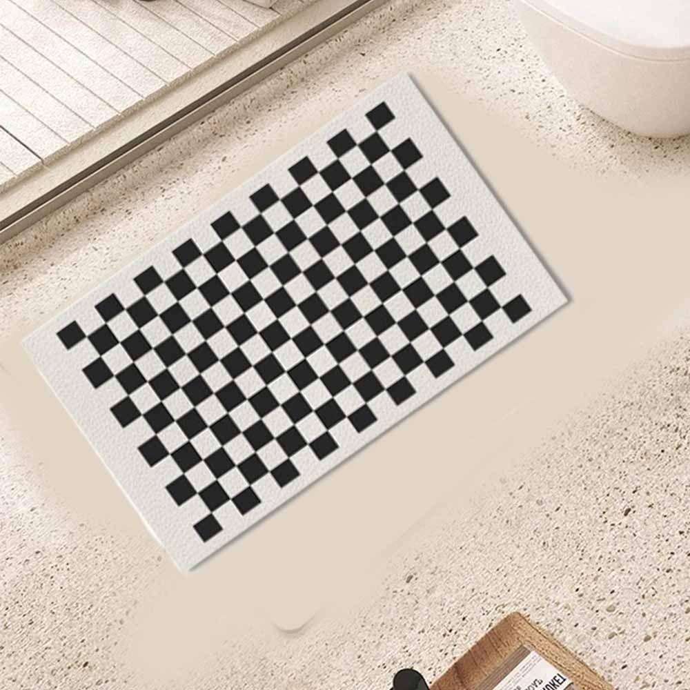 2Pcs/Set Durable Bathroom Mat Non-Slip Long Floor Mat Long Rug Long Strip Carpet  Home Decoration