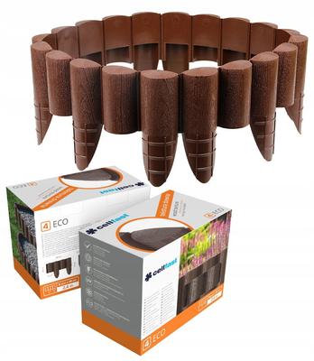 Garden Palisade, Plastic, Brown, 24 M, Lawn